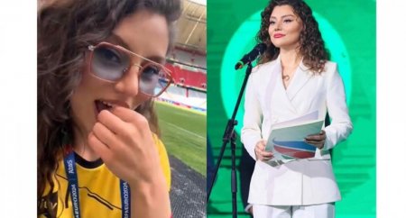 Fəridə Abdullanın stadiondan ot yeməsi viral oldu Fəridə Abdullanın stadiondan ot yeməsi viral oldu