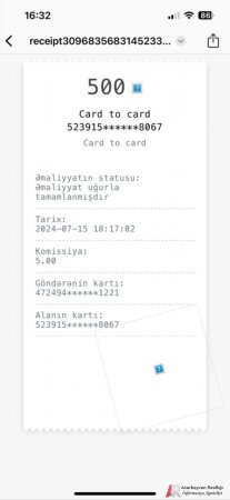 Özünü vəkil kimi təqdim edərək vətəndaşın 10 min manatdan artıq pulunu mənimsədi