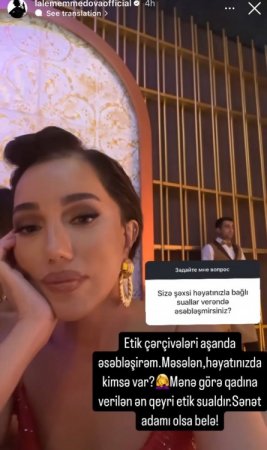 "Etik çərçivələri aşanda əsəbiləşirəm" "Etik çərçivələri aşanda əsəbiləşirəm"