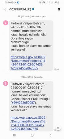 “Baş Prokurorluqdan sms alıram, Xəyyam Rəhimovdan maşını ala bilmirəm”