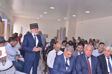 Süleyman Mikayılovun Sanqaçal qəsəbəsində səyyar qəbulu keçirilib