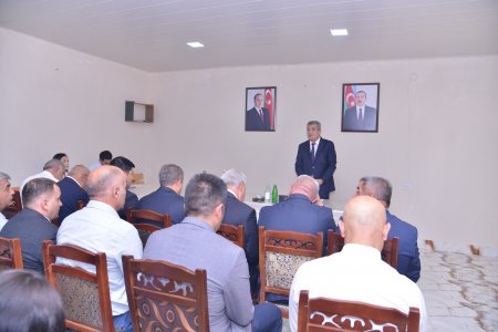 Süleyman Mikayılovun Sanqaçal qəsəbəsində səyyar qəbulu keçirilib