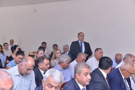 Süleyman Mikayılovun Sanqaçal qəsəbəsində səyyar qəbulu keçirilib