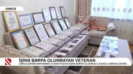 Qanunsuzluq: İki müharibənin veteranı məktəb direktoru ilə bacarmır Qanunsuzluq: İki müharibənin veteranı məktəb direktoru ilə bacarmır