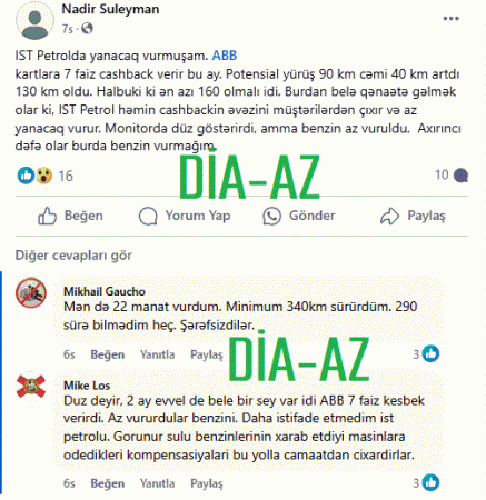 Əvvəl yanacaq əvəzinə su vururdular, indi isə... Əvvəl yanacaq əvəzinə su vururdular, indi isə...
