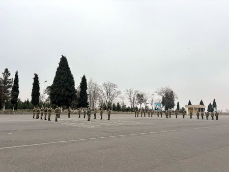 Hərbi vəzifəlilərin növbəti təlim toplanışı başlayıb