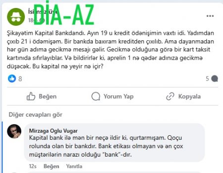Vətəndaşın “Kapital Bank” çiləsi... Vətəndaşın “Kapital Bank” çiləsi...