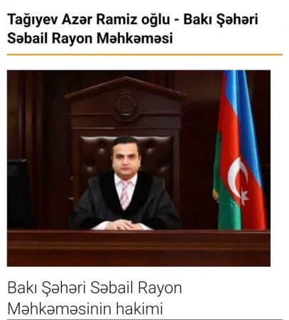 Səbail məhkəməsinin hakimi DÖVLƏTİMİZİ HƏDƏFƏ ÇEVİRİR... Səbail məhkəməsinin hakimi DÖVLƏTİMİZİ HƏDƏFƏ ÇEVİRİR...