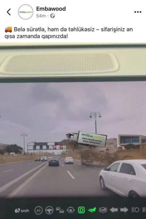 "Embawood” maşınını "uçuran" işdən çıxarılıb? "Embawood” maşınını "uçuran" işdən çıxarılıb?