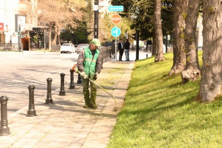 Paytaxtda növbəti dəfə geniştəmizlik işləri aparılıb Paytaxtda növbəti dəfə geniştəmizlik işləri aparılıb