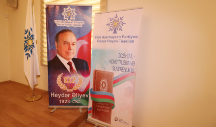 Qazaxda Heydər Əliyevə həsr olunmuş tədbir keçirilib Qazaxda Heydər Əliyevə həsr olunmuş tədbir keçirilib
