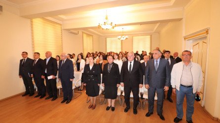 Qazaxda Heydər Əliyevə həsr olunmuş tədbir keçirilib Qazaxda Heydər Əliyevə həsr olunmuş tədbir keçirilib